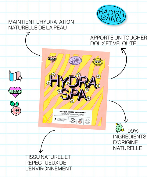 RADISH GANG - Masque HYDRA SPA