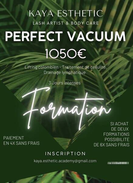 Formation Perfect Vacuum