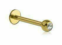 BIJOUX LABRET PIERRE RONDE