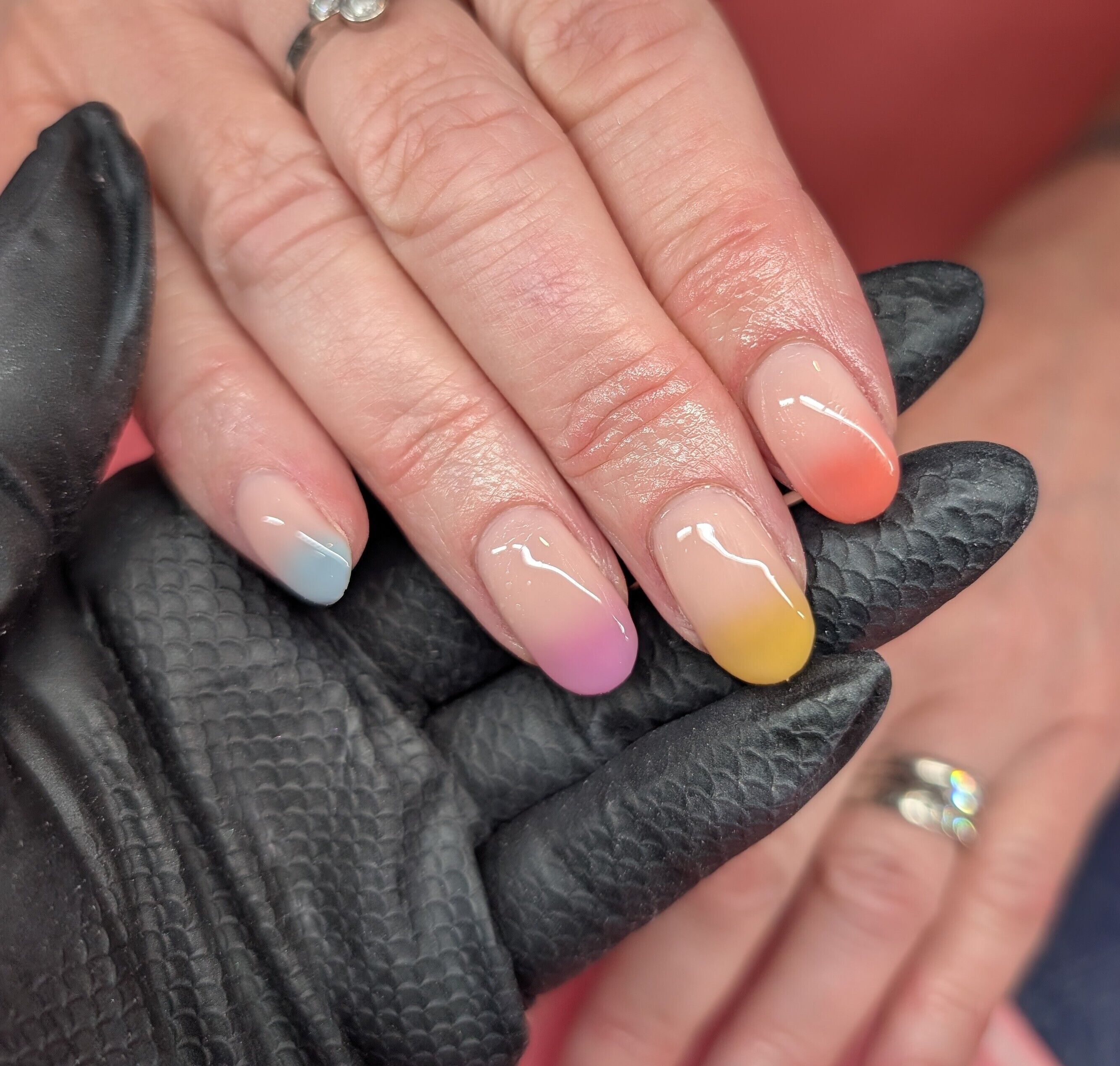 Gel Polish with Nail Art 