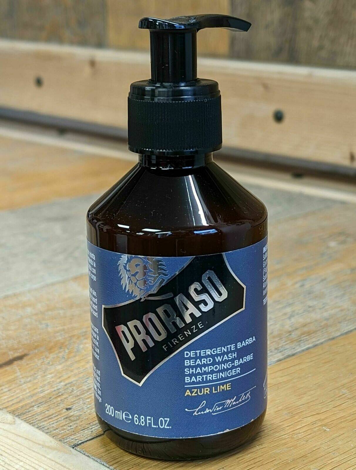 Proraso Azur Lime beard wash