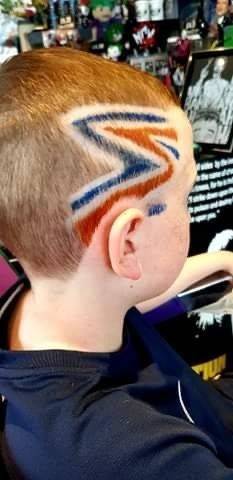 Never too young for Hair tattooing