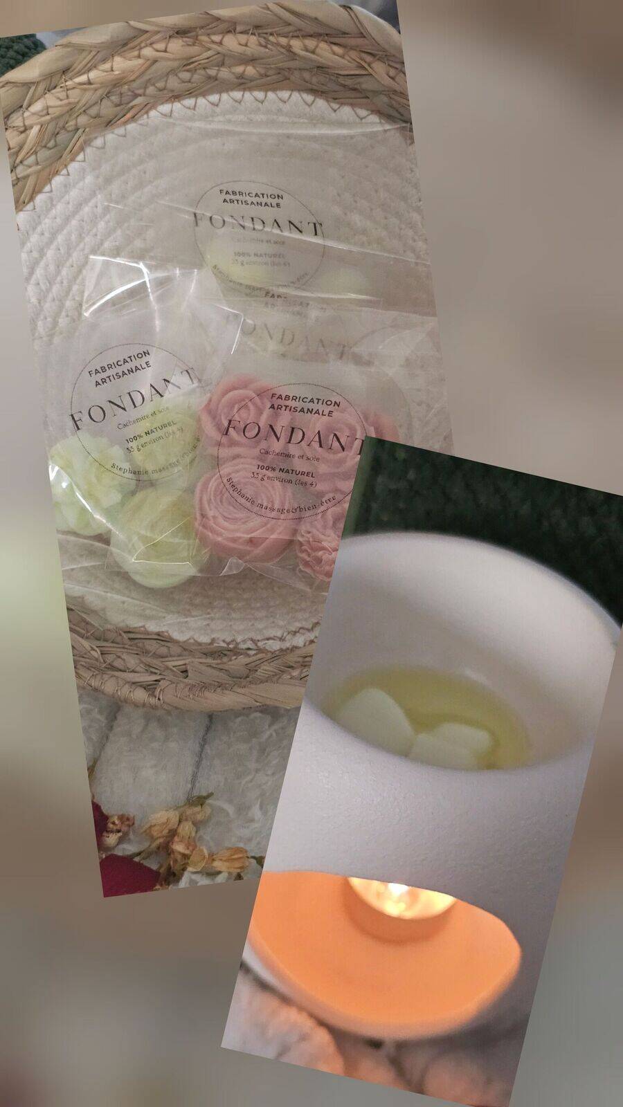 Fondants - Cachemire & soie ( sachet de 4)