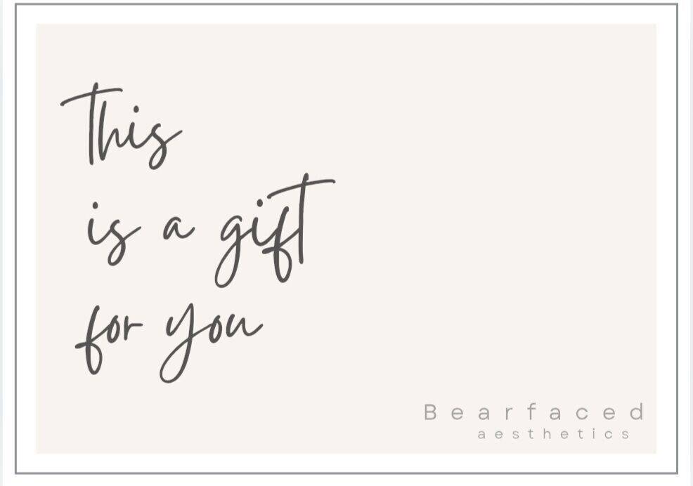 Bearfaced gift voucher