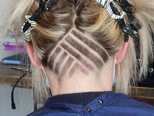 V under cut done by Mick 