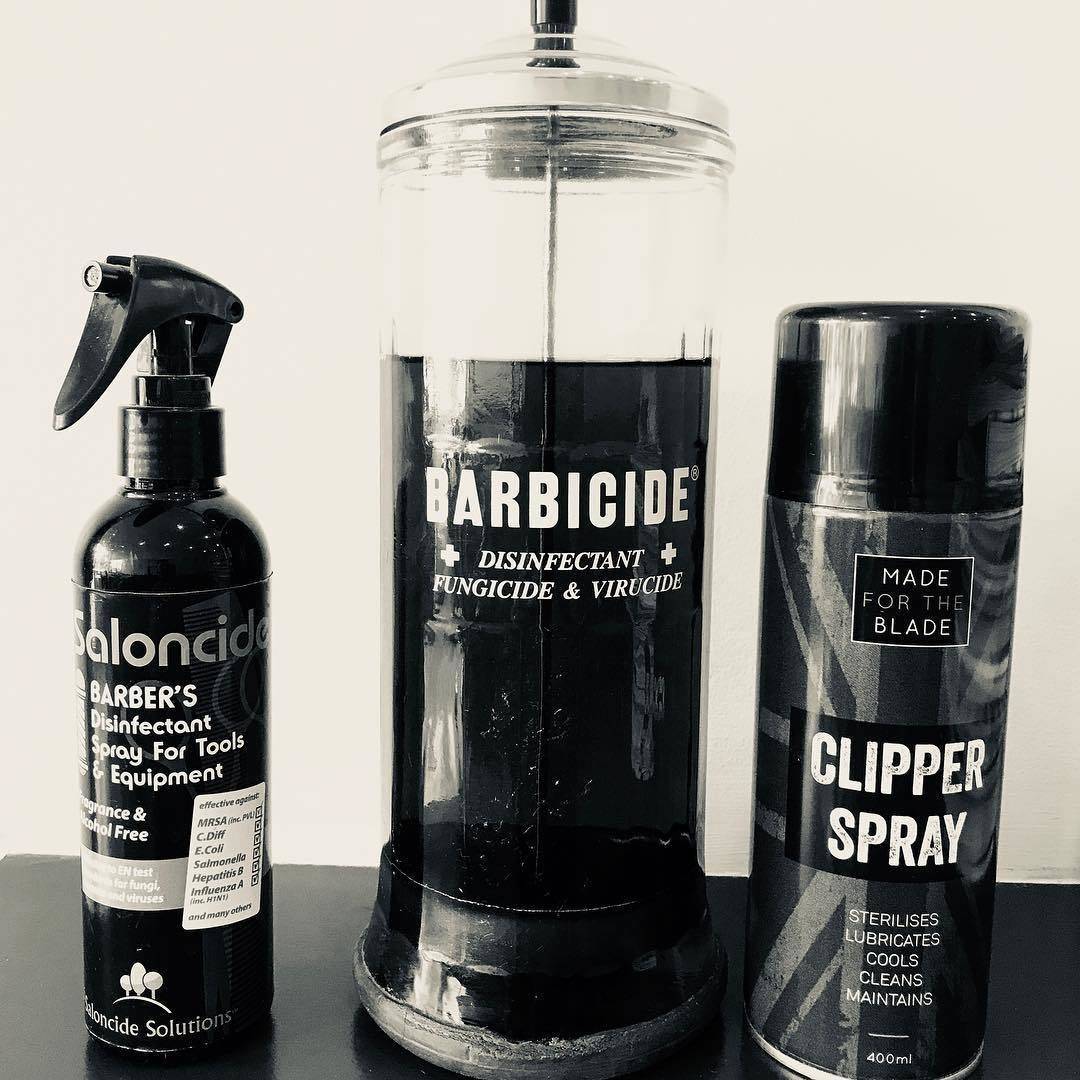 3 of our favourite products at Olympic Barbers. Keeping it clean.