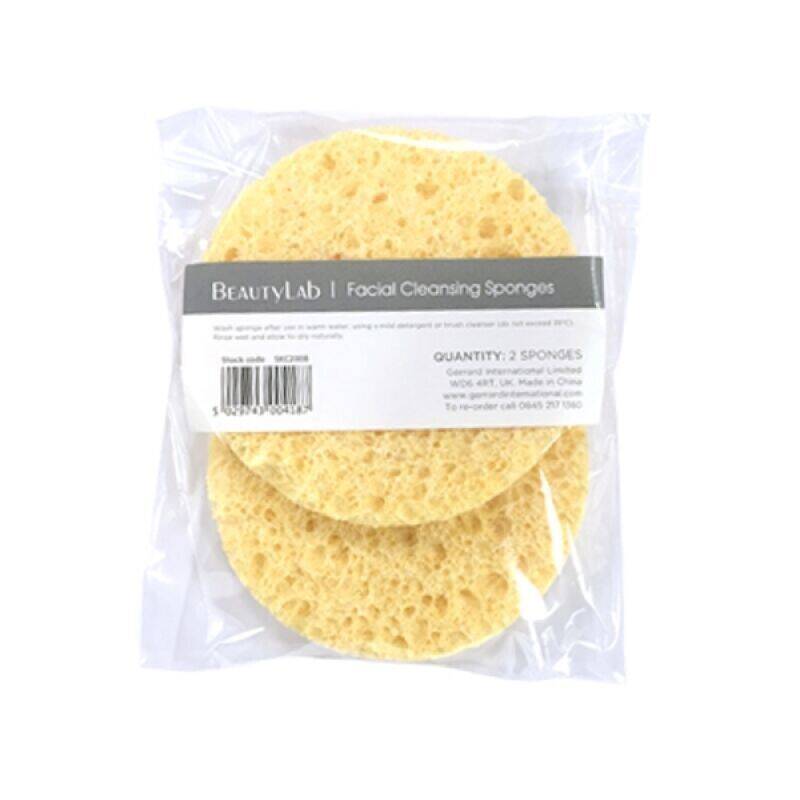 BeautyLab 2-pack facial cleansing sponges 