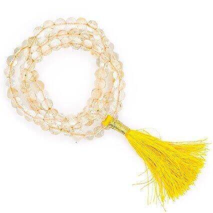NEW Mala Citrine - En collier ou bracelet de 108 perles
