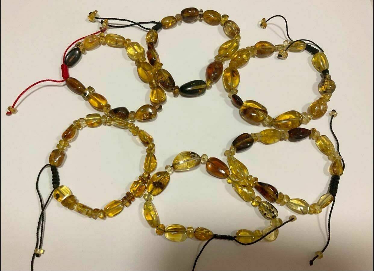 Amber bracelets