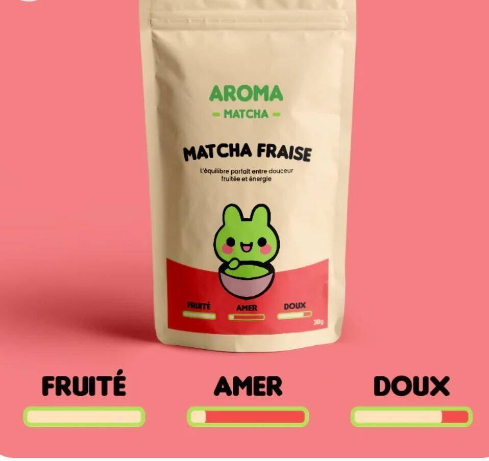 AROMA MATCHA - MATCHA Premium  Fraise - 30g