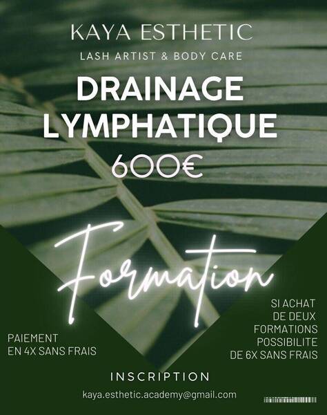 Formation Drainage lymphatique