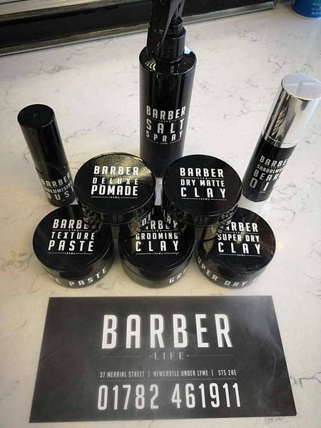 We now have our full range of barber life products in stock, from Matt clay, to boost powder and sea salt spray !