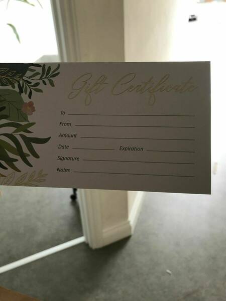Gift voucher 