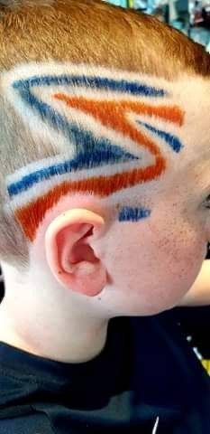 Young hair tattooing