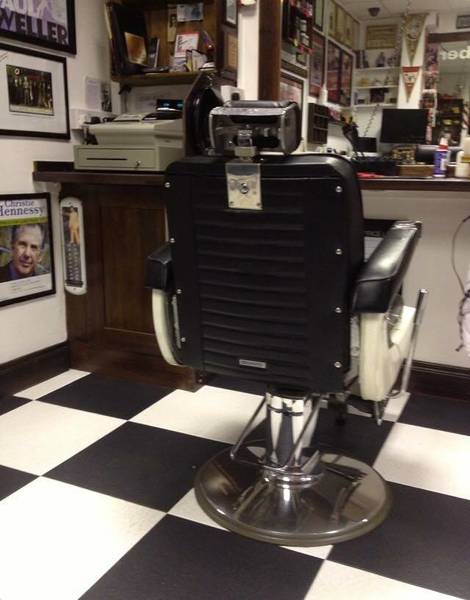Proper barber chairs;)