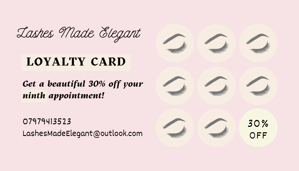 Remember your loyalty cards ladies! If you don't have one be sure to ask 🫶🏼