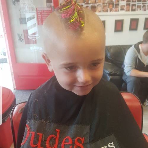Kids cuts at dudes