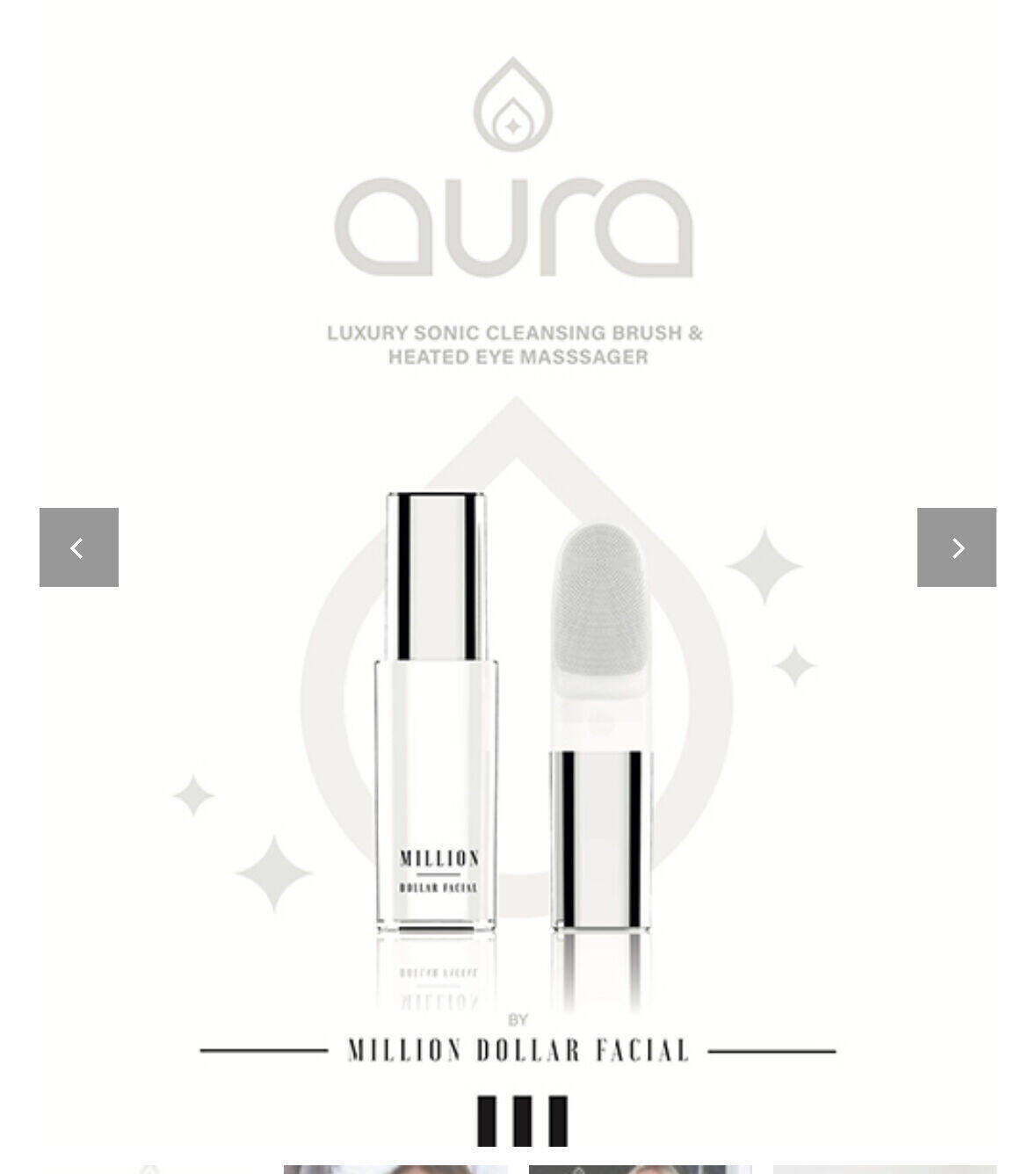 Aura Sonic cleansing brush