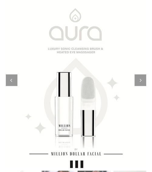 Aura Sonic cleansing brush