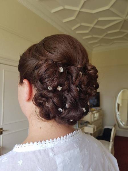 Bridal put up on the lovely steph