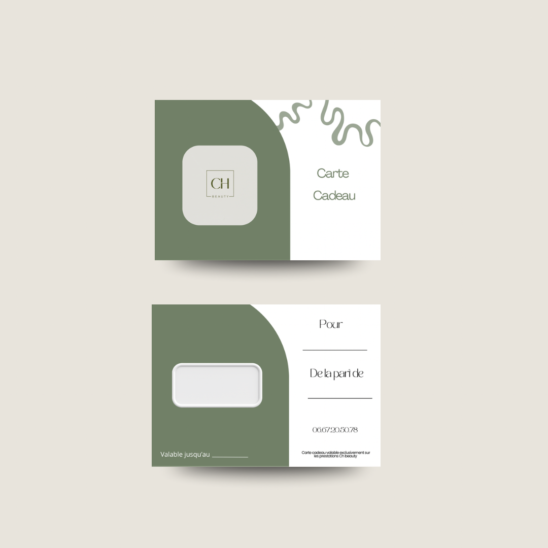 Carte cadeau disponible ✨