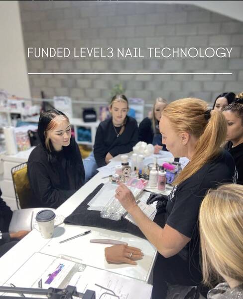 FUNDED LEVEL 3 NAIL TECHNOLOGY contact DIANE 07739835894 ENROLL FRI 20th 10-2  Cousre starts MAY 27th 