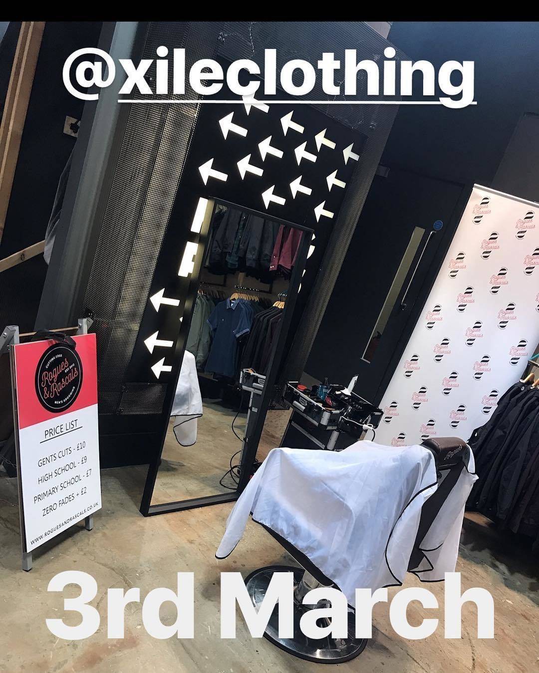 We have the next date for the R&R pop up shop @xileclothing Sat 3rd March. 