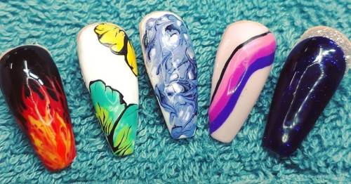 Practice, practice, practice! Thank you to some brilliant recent YouTube tutorials from @gmansalo @kirstymeakin @nailcareereducation for the inspiration #thecuteicklenailroom