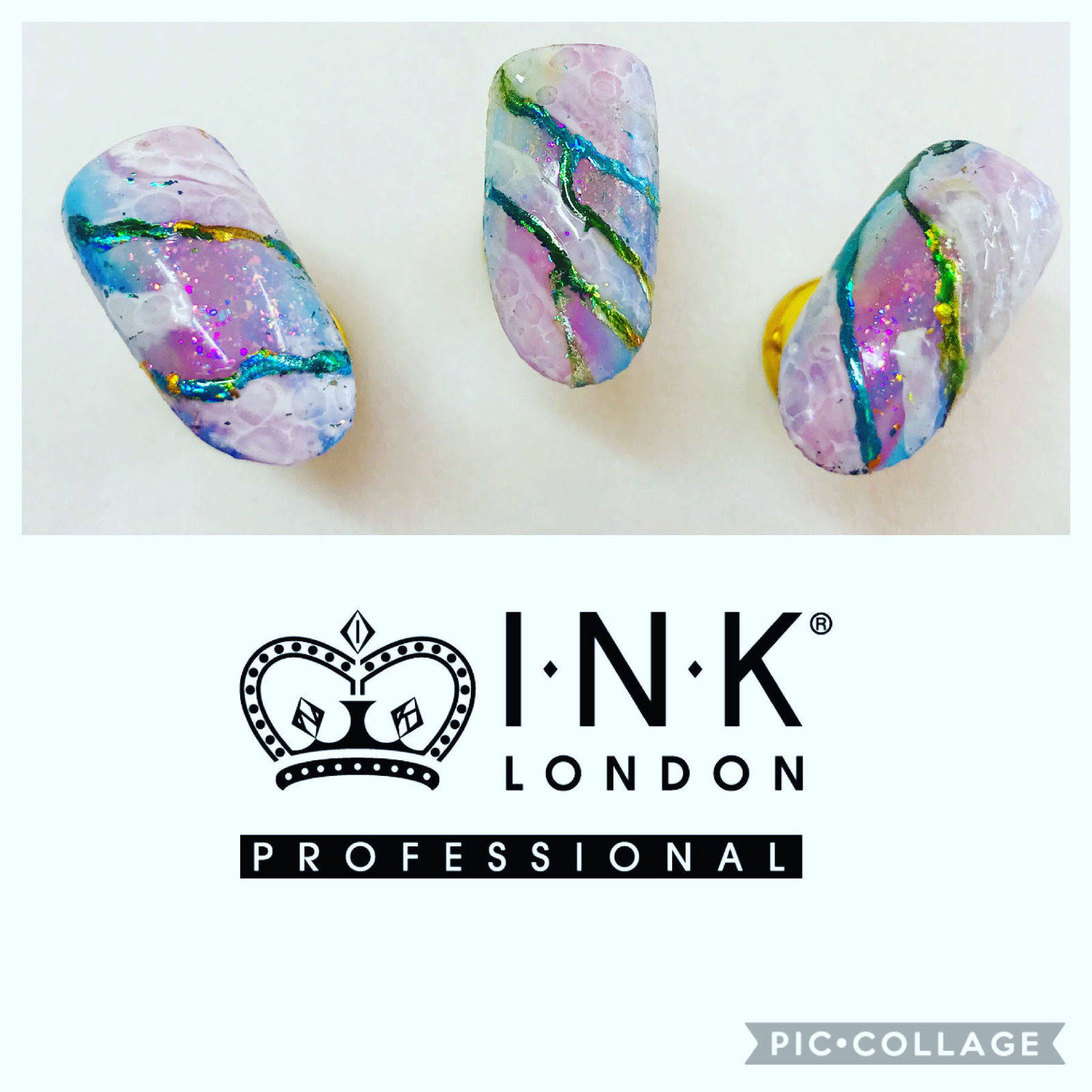 Mermaid lockdown nails 