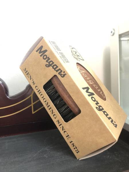 Morgan’s large beard brush