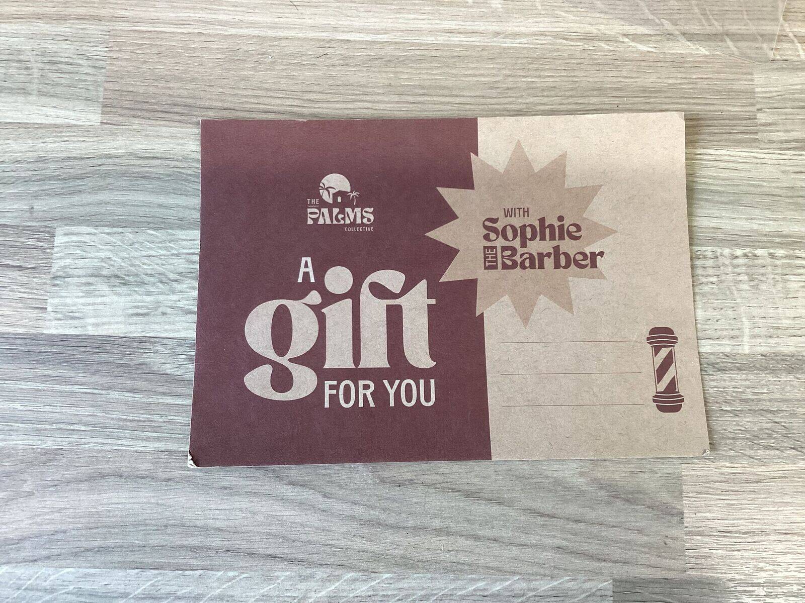 Sophie’s haircut and beard hot towel shave