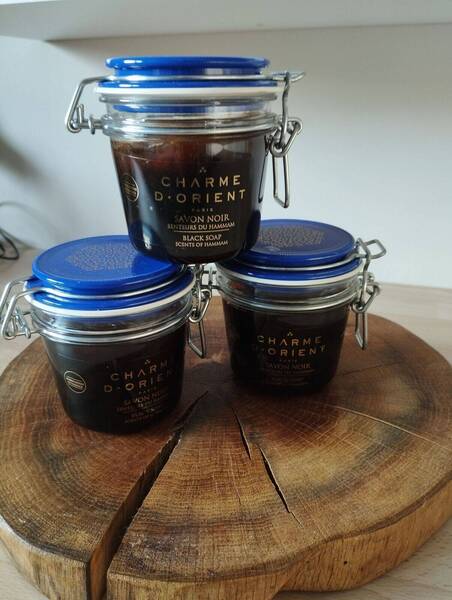 SAVON NOIR  (pour gommage) "Charme d'Orient"