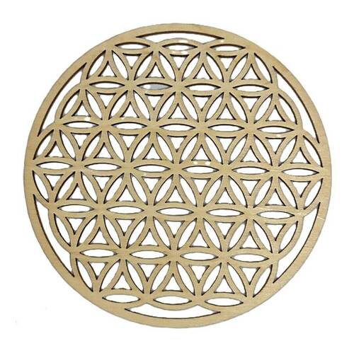 Fleur de vie en bois