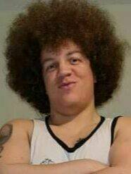 Full blown Afro in need of some attention 