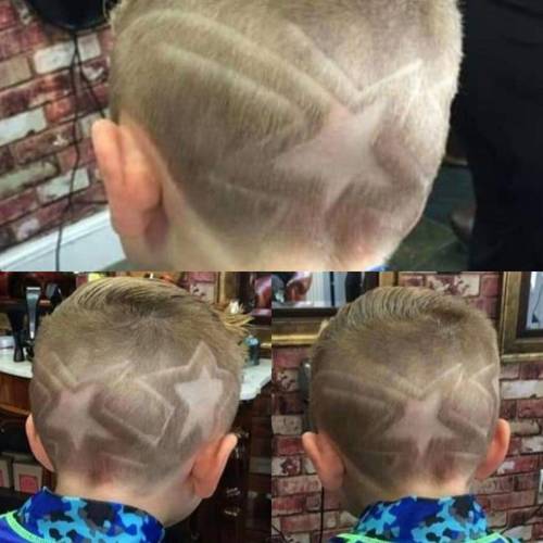 Shooting star pattern done by Dan