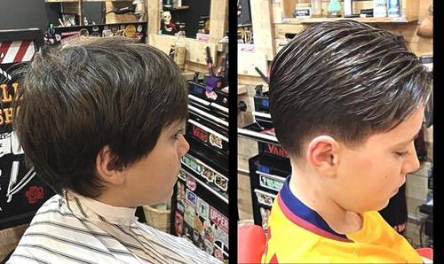 nice little scissor cut for my boy Alfie finished with #Layrite Cement