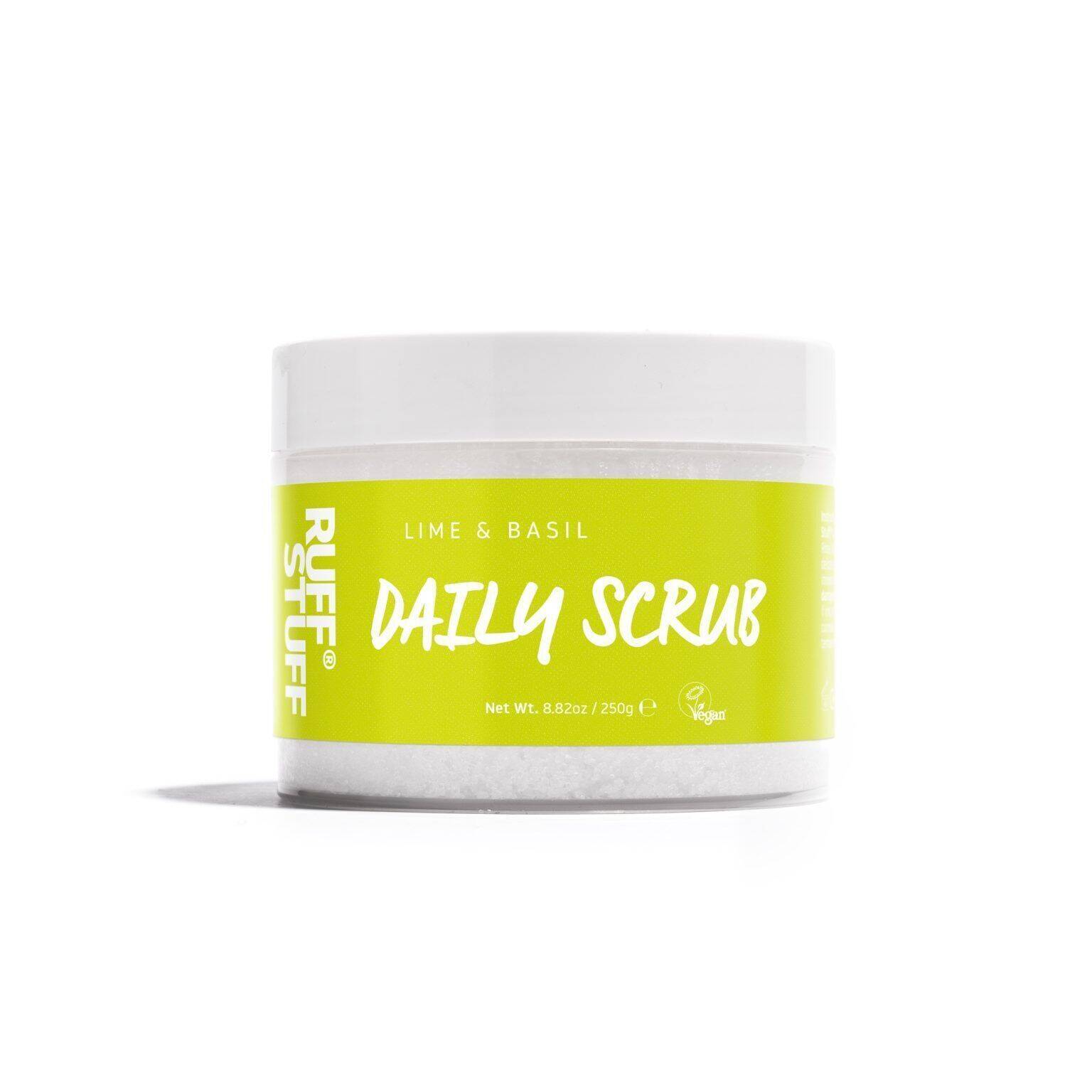 Lime and Basil Ruff Stuff Scrub 250g