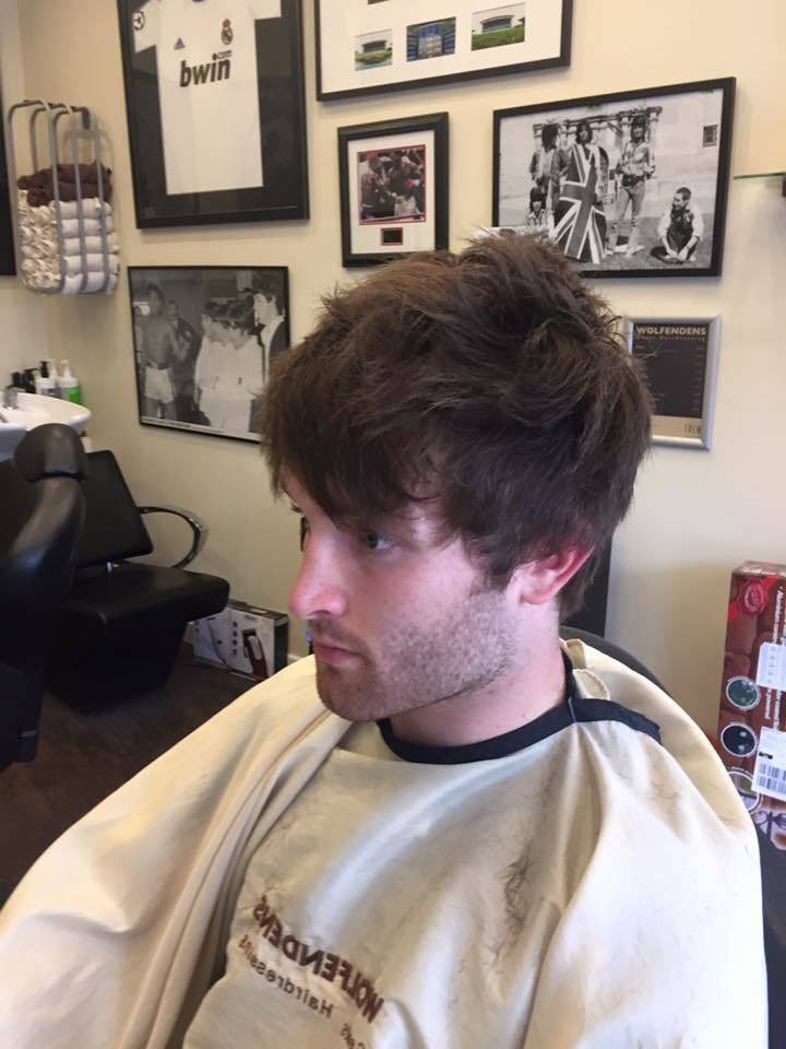 This is Hayden of #thenix  having had a trim getting ready for a gig 