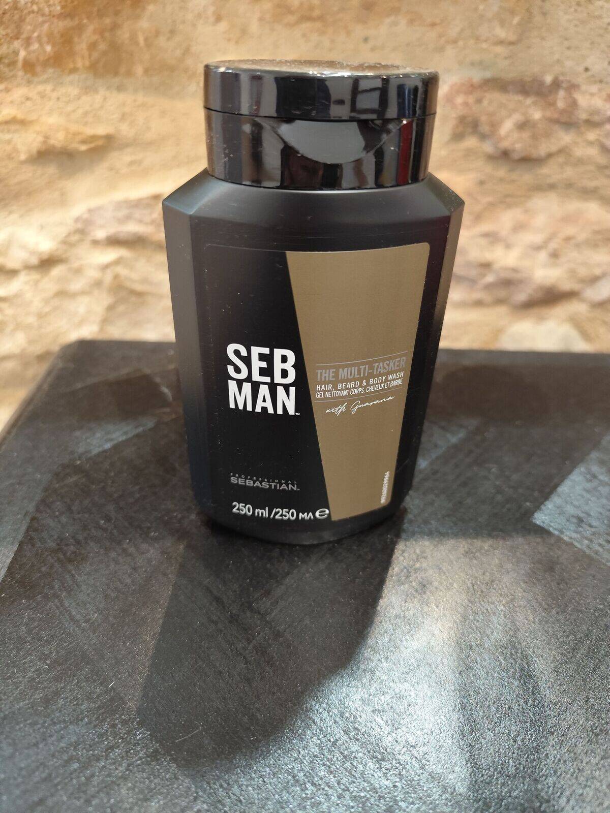 Shampooing corps, cheveux, et barbe, Seb Man