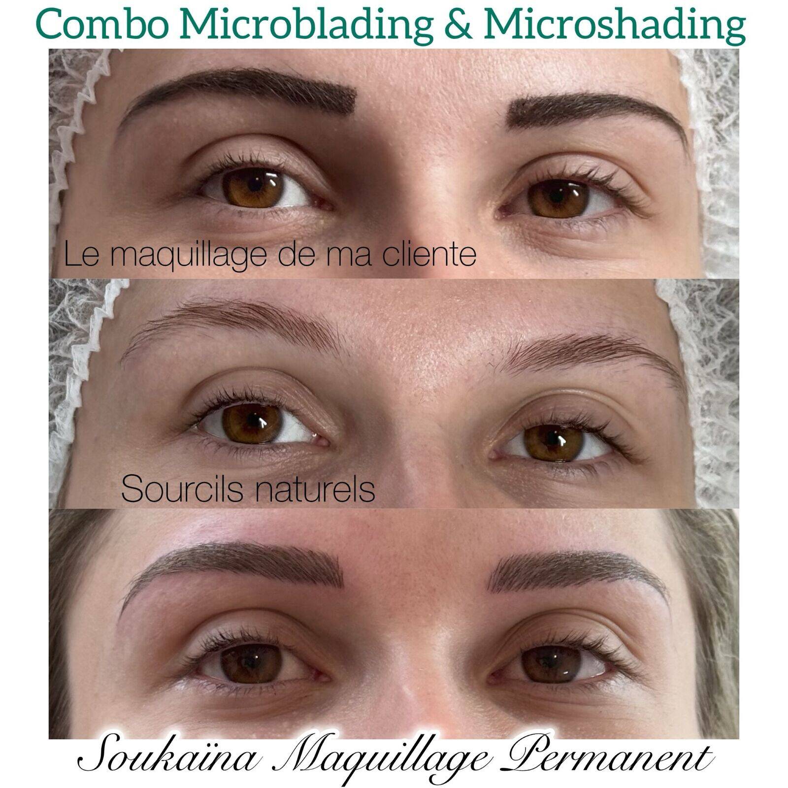 Restructuration sourcils en Microblading & Microshading #clermontferrand