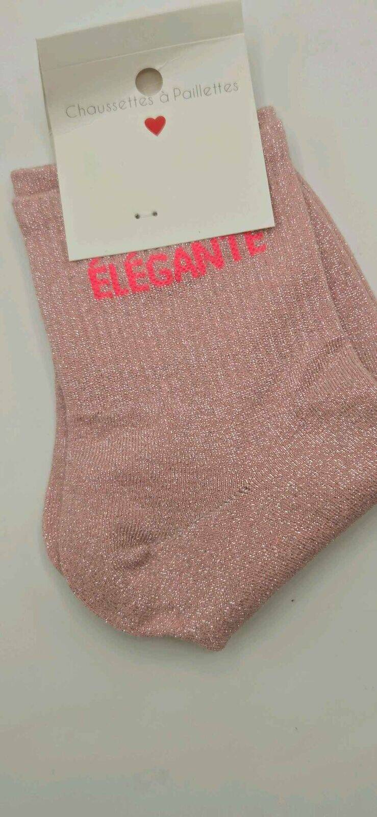 Chaussettes à Paillettes Elegante