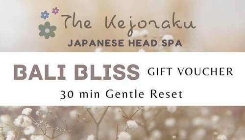 Bali Bliss | 30 min — Gift Voucher