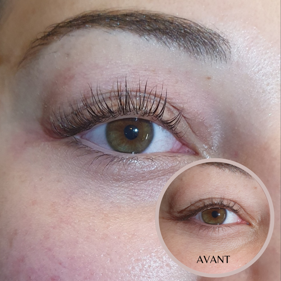 Rehaussement de cils + Teinture 