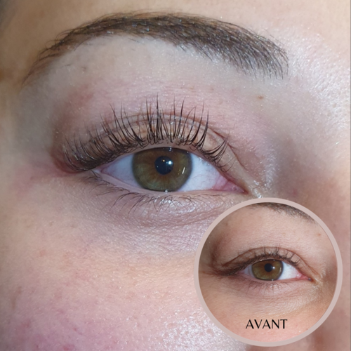 Rehaussement de cils + Teinture 