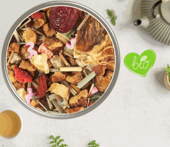 PLAISIR DU THE - Infusion fruitée PECHE - FRAISE - ANANAS - EN VRAC