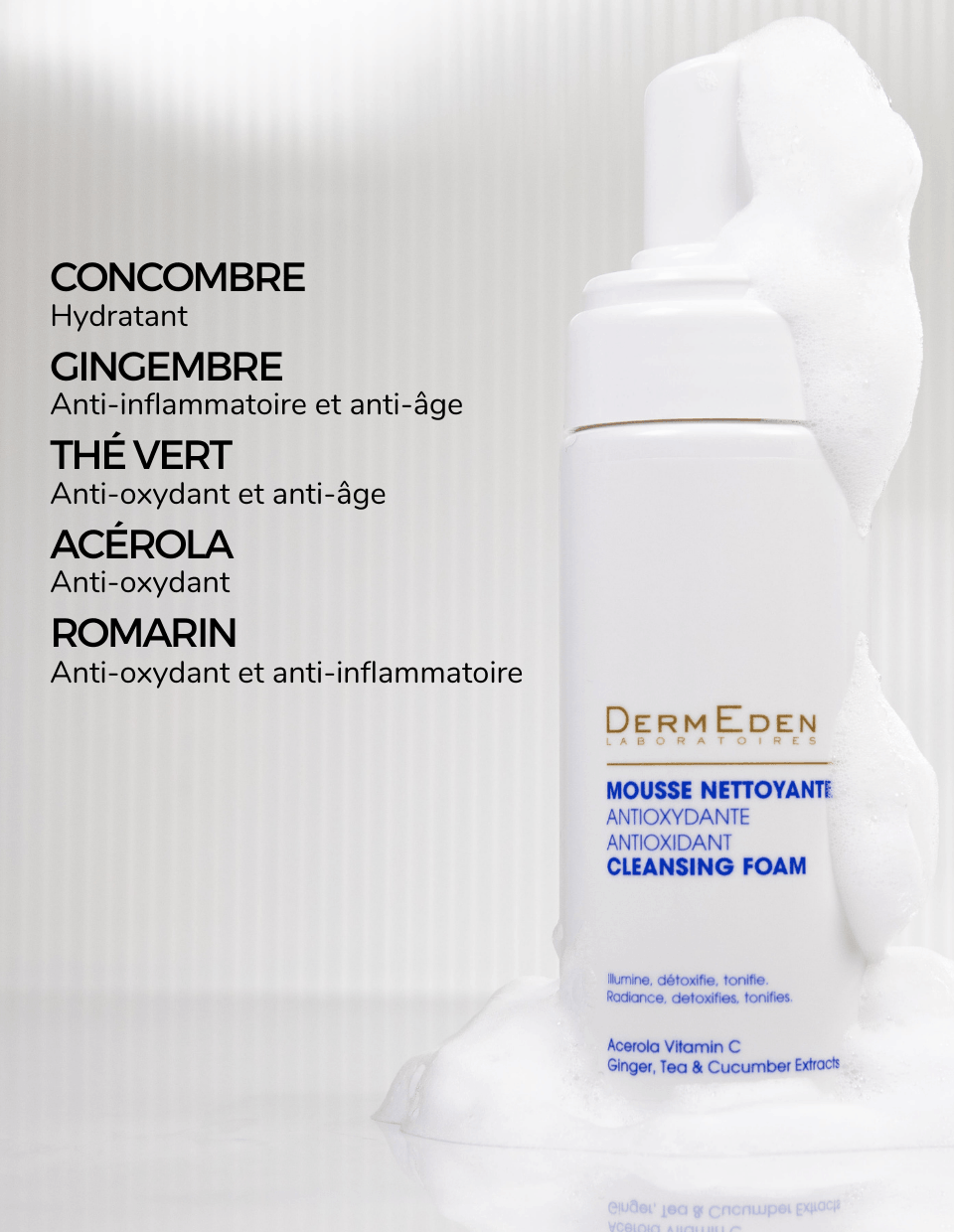 Mousse Nettoyante Anti-oxydante