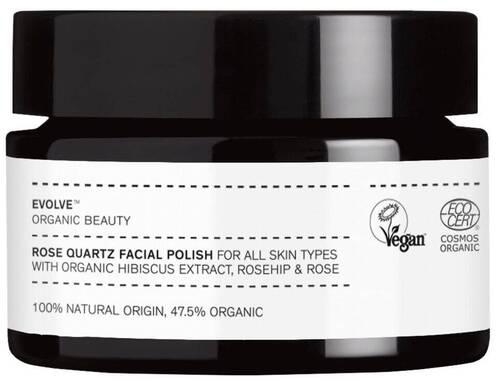 Rose quartz facial polish