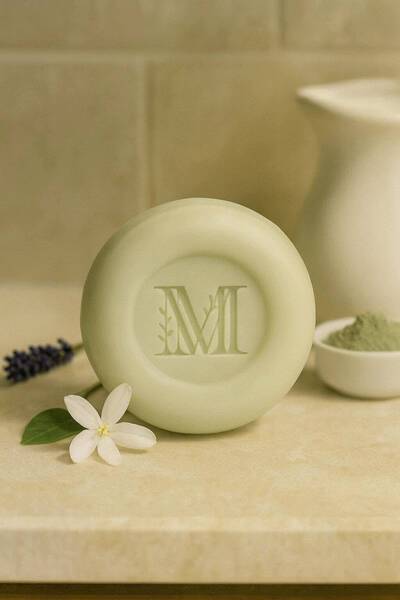 Nettoyant visage solide doux régulateur Fleurs de Jasmin- Régulateur, anti imperfections, acné,