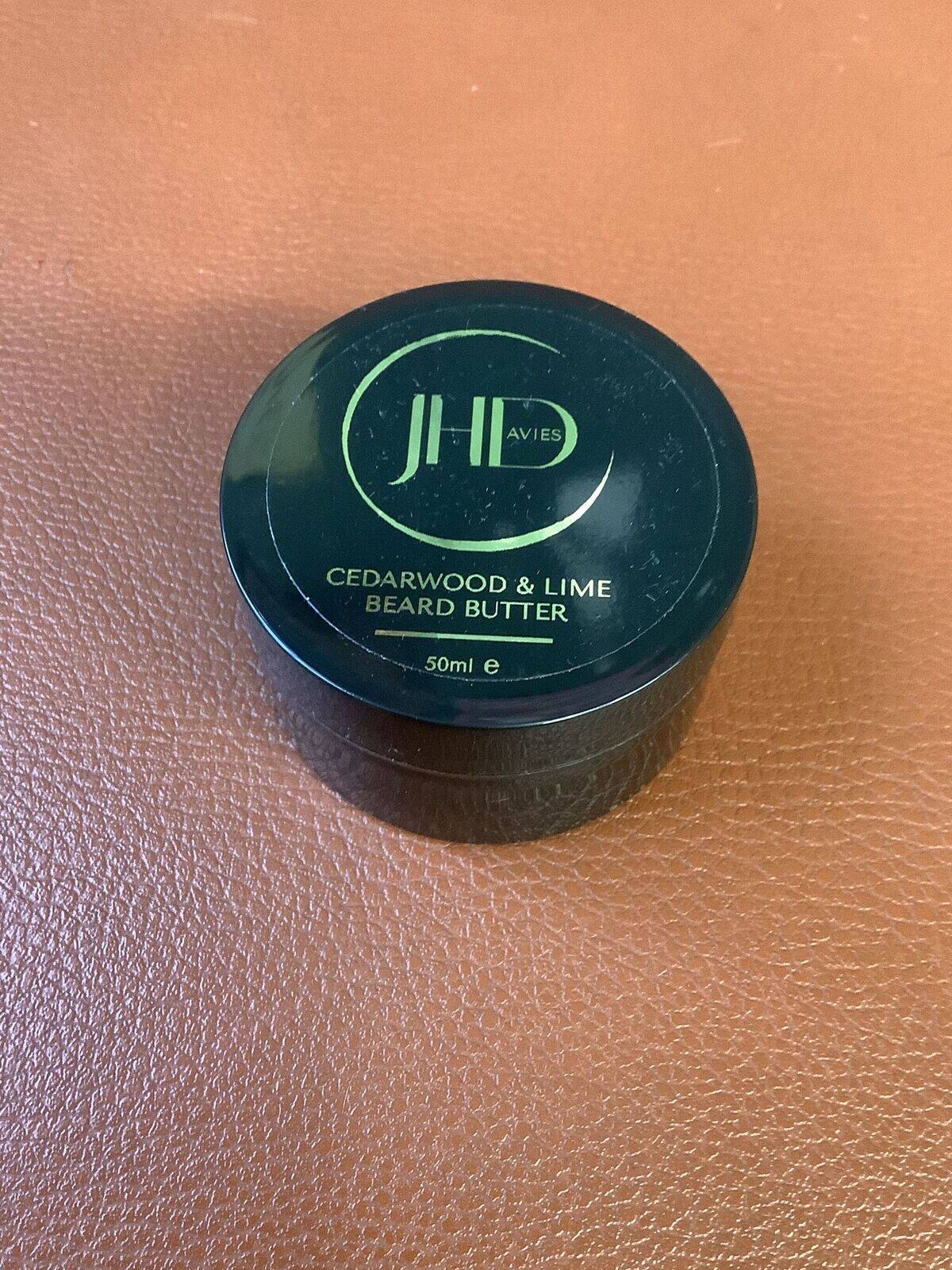 JHdavies Cedarwood & Lime Beard Butter 50ml