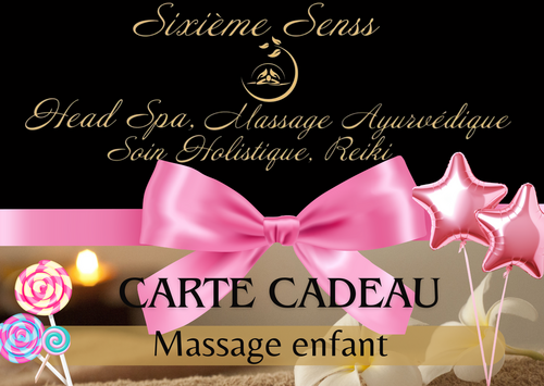 Carte cadeau massage enfant, "Shanta Bala"